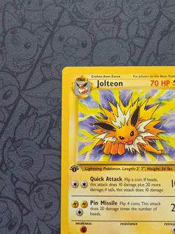 Pokemon: Jolteon 1st Edition #20/64 Jungle Rare Non-holo 1999 WOTC - LP+ - J62 - Image 3