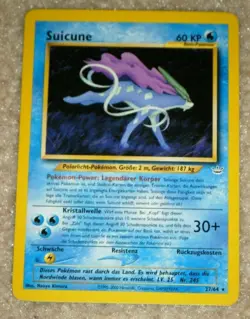 Suicune German Pokemon Card 27/64 Rare Neo Revelations (Non-Holo) - Image 1