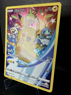 Pikachu SWSH020 SWSH: Sword & Shield Promo Card Holo Pokemon - Image 2