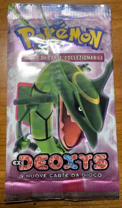 Pokemon Bustina SEALED Booster EX DEOXYS ITA Rayquaza Artwork HEAVY(U) 18.28G - Image 2