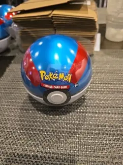 Pokemon Great Ball Pokeball Tin A24 with Coin! SEALED! - 3 Booster Packs - Image 1