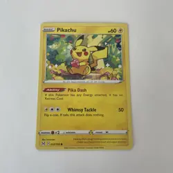 Pokemon TCG Sword & Shield Lost Origin Pikachu - 052/196 - Near Mint - Image 1
