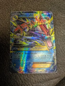 Pokemon M Gyarados EX XY Breakpoint Ultra Rare Holo Card 27/122 LP. - Image 1