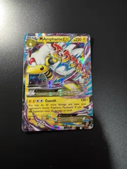 Pokemon TCG Mega Ampharos EX Ancient Origins Ultra Rare Card 28/98 - Image 1