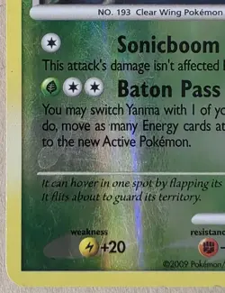 Pokemon Yanma Shiny Reverse Holo Card SH9-12 Supreme Victors - Image 5