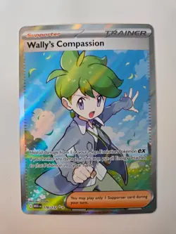 Pokemon Wally's Compassion 176/132 - Me01: Mega Evolution Holo - Image 1