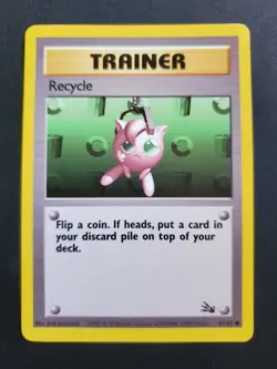 61/62 | Recycle | Fossil | Pokemon Card | NM - Image 1