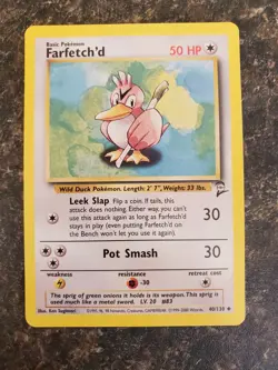 40/130 | Farfetch'd | Base Set 2 | Pokemon Card | NM - MINT - Image 1