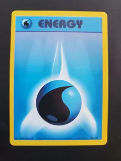 Water Energy - 102/102 Pokemon Card Base Set NM - Image 1