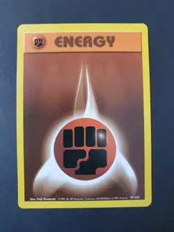 Fighting Energy 97/102 Pokemon Card, Base Set, 1999 NM - MINT - Image 1