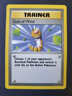 93/102 | Gust of Wind | WOTC Base Set | Pokemon Card | NM+ - MINT - Image 1