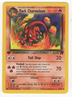 Pokemon - Dark Charmeleon 32/82 Team Rocket Regular - 1st Edition! - Image 1