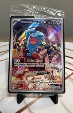 Pokemon TCG Team Rockets Wobbuffet SVP 203 SEALED Black Star Promo - Image 1