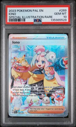 2023 POKEMON PAL EN-PALDEA EVOLVED SPECIAL ILLUSTRATION RARE #269 IONO PSA 10 - Image 1