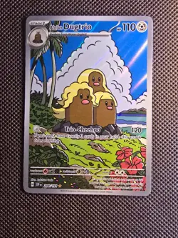 Pokemon TCG - Alolan Dugtrio 208/191 - Illustration Rare - Mint - Safe Shipping - Image 1