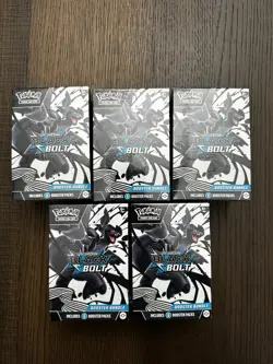 Pokemon TCG Scarlet & Violet: Black Bolt Booster Bundle Lot Of x5 - New & Sealed - Image 1