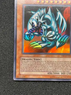 Blue Eyes Toon Dragon | DB1 Dark Beginning 1 | Super Rare | NM - Image 3