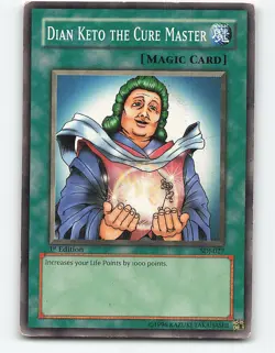 Dian Keto the Cure Master #SDJ-027 1st Edition Yugioh Card - Image 1