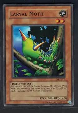 Yugioh Larvae Moth MRD-007 Common Unlimited LP x1 - Image 1