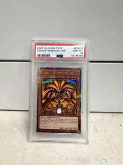 Yu-Gi-Oh Exodia The Fobidden One TN23-EN002 PSA 10 Quarter Century Secret - Image 1