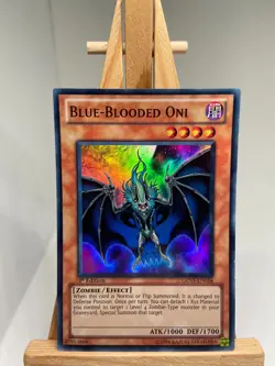 Blue-Blooded Oni - Super Rare 1st Edition GENF-EN034 - LP - YuGiOh - Image 1