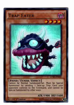 Yugioh - 1X Trap Eater - Ultra Rare - 1st Edition - LC5D-EN058 - Near Mint - Image 1
