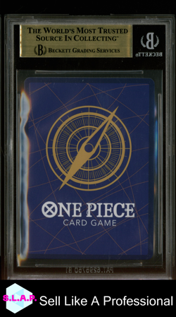 RORONOA ZORO GOLD STAMP OP-06 PRE-RELEASE TW 2022-24 ONE PIECE PRM P045 BGS 9.5 - Image 2