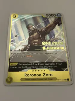 OnePiece TCG - Roronoa Zoro OP10-113 (Judge Pack Vol. 6) - Image 1