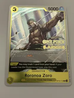 OnePiece TCG - Roronoa Zoro OP10-113 (Judge Pack Vol. 6) - Image 3