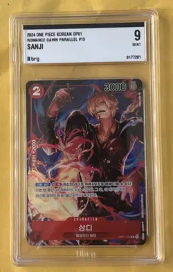 2024 Sanji ONE PIECE Romance Dawn Rare Parallel OP01-013 Korean - Image 1