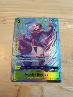 Jewelry Bonney Parallel Foil OP08-105 SR One Piece TCG Two Legends English NM - Image 1
