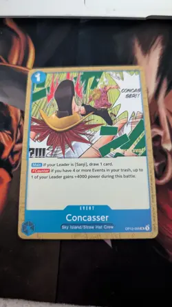 One Piece TCG Legacy Of The Master Release Event Stamp Concasser OP12-059 - Image 1