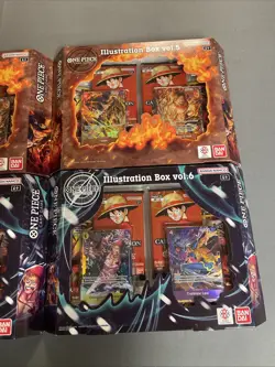 (4) One Piece Illustration Box Vol. 5&6 Lot Bandai Namco 2 Of Each - Image 3