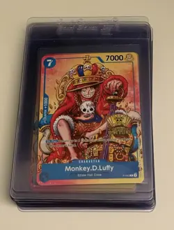 Monkey.D.Luffy (2nd Anniversary Stamped Promo) P-043 One Piece TCG - English NM - Image 1