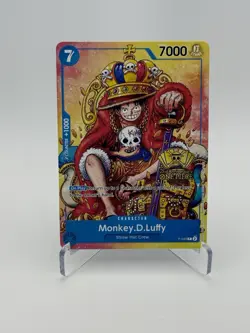 • Monkey.D.Luffy • P-043 2nd Anniversary Stamped Promo One Piece TCG NM - Image 1