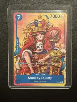 Monkey.D.Luffy (2nd Anniversary Stamped Promo) P-043 - One Piece TCG English NM - Image 1