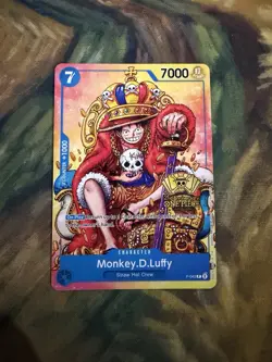 Monkey.D.Luffy (2nd Anniversary Stamped Promo) P-043 - One Piece TCG English NM - Image 1