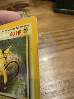 Pokemon TCG Raichu Holo 16/130 Base Set 2 - Image 5