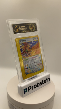 2002 Pokemon JPN Split Earth #091/088 Ho-oh Holo 1st Edition APH 10 BLACK LABEL - Image 2