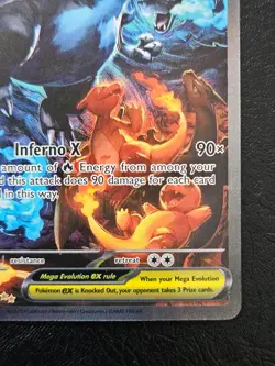 Mega Charizard X ex 125/094 SIR ME02: Phantasmal Flames Pokemon Card TCG CCG - Image 5