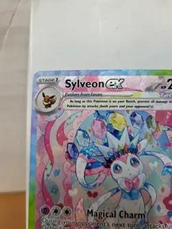 Pokemon TCG S&V Prismatic Evolutions Sylveon EX Card 156/131 - Image 2