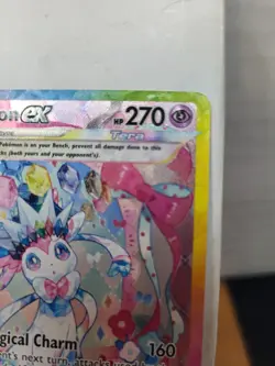 Pokemon TCG S&V Prismatic Evolutions Sylveon EX Card 156/131 - Image 3