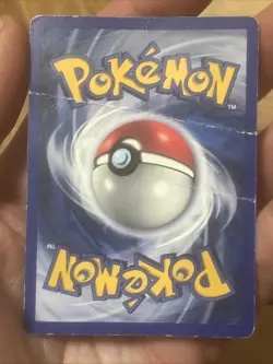 Shadowless Alakazam 1/102 DAMAGED Base Set Pokemon Card Holo WOTC - Image 3
