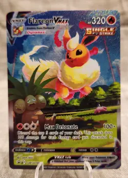 Flareon VMAX SWSH180 SWSH: Sword & Shield Promo Card Holo Nice NM - Image 1