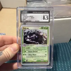 CGC 8.5 Muk EX Dragon 2003 96/97 Holo Pokemon Cards - Image 1