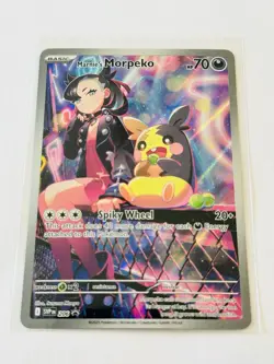Marnie’s Morpeko Holo Rare SV: Scarlet & Violet Promo Cards 206 Pokemon - Image 1