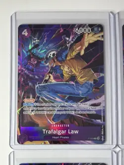 Trafalger Law P-093 Illustration Box Vol. 6 Promo 4 Card Play Set Lot One Piece - Image 4