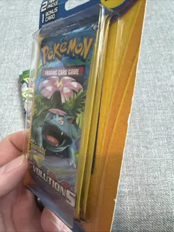 Pokemon XY EVOLUTIONS DG Mini Booster Blister 2 Mini Booster 1 Bonus Card Sealed - Image 3