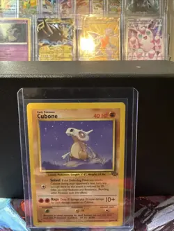 Pokemon TCG Jungle Cubone Card 50/64 Unlimited Common, Vintage 1999 - Image 1