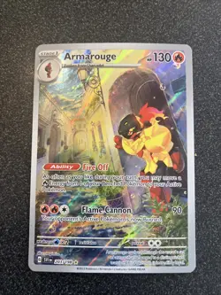 Pokemon Card Armarouge 203/198 Scarlet & Violet Base Illustration Rare Near Mint - Image 1